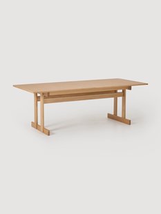Uitschuifbare eettafel Brynn van eikenhout, in verschillende formaten