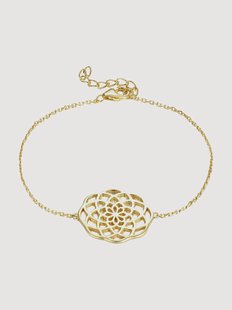Verguld armband Lema, verstelbaar