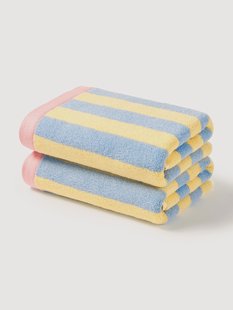 Gestreept handdoek Alva, in verschillende formaten
