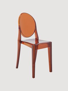 Stapelbare in- &amp; outdoor stoel Victoria Ghost