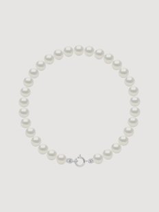 Zilveren armband Veronique met parels