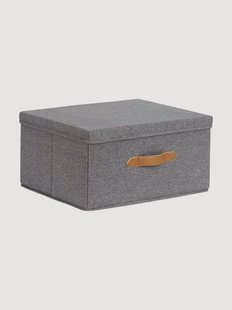 Linnen opbergdoos Premium met deksel