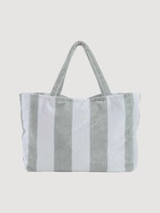 Strandtas Forte van katoenen velours