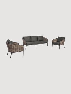 Tuin loungeset Maribela, 3-delig