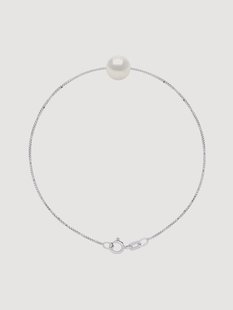 Witgouden armband Judith met parel