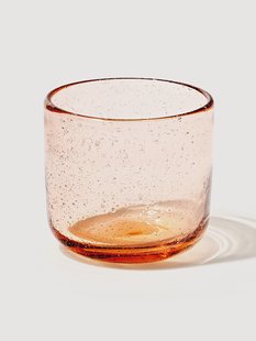 Mondgeblazen tumblers Hippolyte met luchtbellen, 4-delig