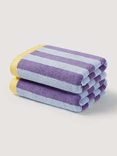 Gestreept handdoek Alva, in verschillende formaten