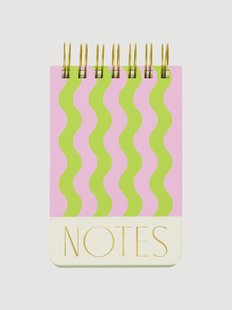 Notitieblok Wavy Stripes Twin Wire