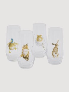 Highballglazen Animals, 4-delig