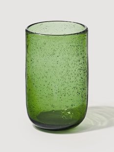 Mondgeblazen longdrinkglazen Hippolyte met luchtbellen, 4-delig