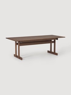Uitschuifbare eettafel Brynn van eikenhout, in verschillende formaten