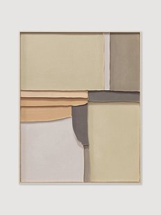 Met de hand geschilderde canvasprint Apricot