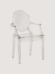Armstoelen Louis Ghost, 2-delig
