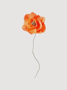 Handgemaakte kunstbloem Poppy