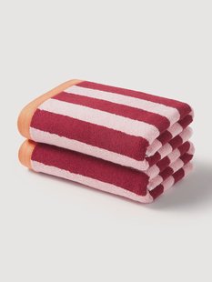 Gestreept handdoek Alva, in verschillende formaten