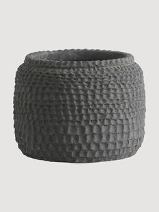 Handbeschilderde plantenpot Aoba van beton