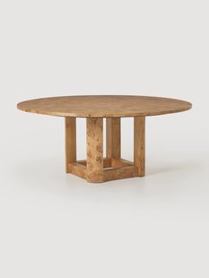Ronde houten eettafel Edward, in verschillende formaten