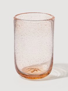 Mondgeblazen longdrinkglazen Hippolyte met luchtbellen, 4-delig