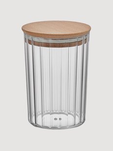 Opbergpot Terra met bamboe deksel, 800 ml