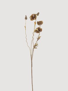 Kunstbloemen Poppy, 2-delig