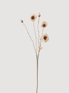 Kunstbloemen Poppy, 2-delig