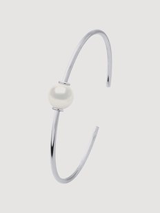 Handgemaakte zilveren armband Lena met parels, verstelbaar