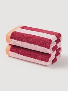 Gestreept handdoek Alva, in verschillende formaten
