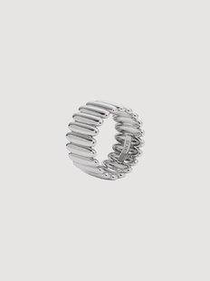Handgemaakte zilveren ring Bott Maxi
