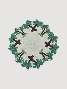 Handgemaakte placemat Jungle