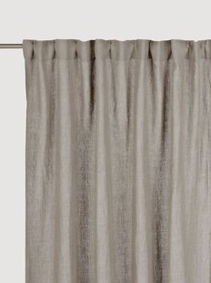 Linnen ondoorzichtige multibandgordijnen Julie, 2-delig, B 145 cm