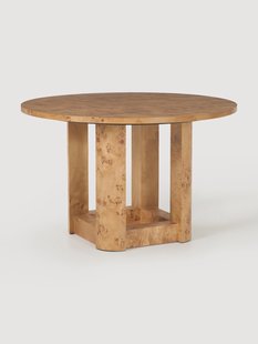 Ronde houten eettafel Edward, in verschillende formaten