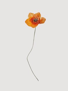 Handgemaakte kunstbloem Poppy