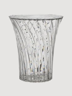 Ronde tuin bijzettafel Sparkle met opbergruimte