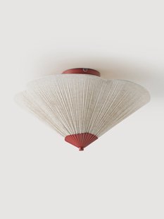 Plafondlamp Leora met omgekeerde lampenkap