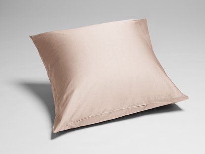 Yumeko Kussensloop katoen satijn dusty rose 65x65 100% biologisch en fairtrade katoen, satijn geweven