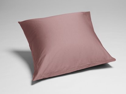 Yumeko Kussensloop katoen satijn blush rose 65x65 100% biologisch en fairtrade katoen, satijn geweven