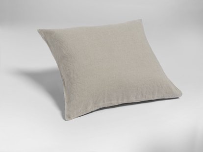 Yumeko Kussensloop gewassen linnen natural 65x65 100% gewassen linnen