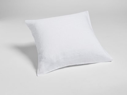 Yumeko Kussensloop gewassen linnen pure white 65x65 100% gewassen linnen