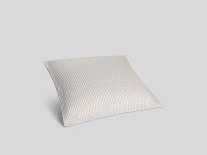 Yumeko Kussensloop gewassen linnen natural stripe 65x65 100% gewassen linnen