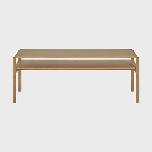 1898 Lid salontafel Witgepigmenteerd eikenhout, 125x50 cm