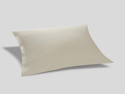 Yumeko Kussensloop flanel natural 65x65 100% biologisch katoen, flanel (licht geborsteld)