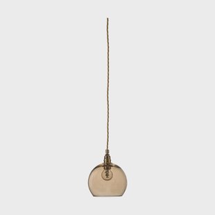 EBB & FLOW Rowan hanglamp S, Ø 15 cm. Golden smoke