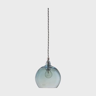 EBB & FLOW Rowan hanglamp S, Ø 15 cm. Topaz blue