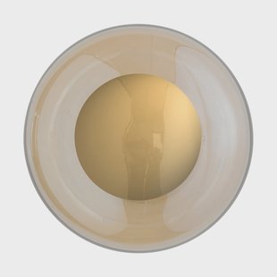 EBB & FLOW Horizon surface wandlamp Golden smoke, Ø25 cm