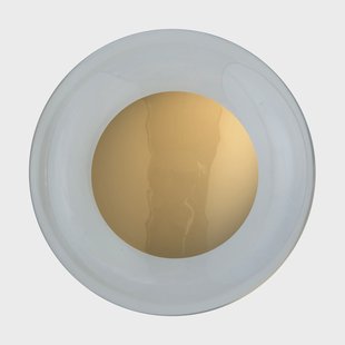 EBB & FLOW Horizon surface wandlamp Clear-shiny gold, Ø29 cm