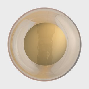 EBB & FLOW Horizon surface wandlamp Golden smoke, Ø29 cm