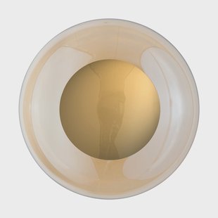 EBB & FLOW Horizon surface wandlamp Golden smoke, Ø36 cm