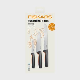 Fiskars Functional Form startset Roestvrij staal, 3 delen