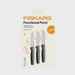 Fiskars Functional Form universeelmessenset Roestvrij staal, 3 delen