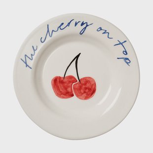 Pick a Poppy Cherry tapasschotel Red, 15 cm